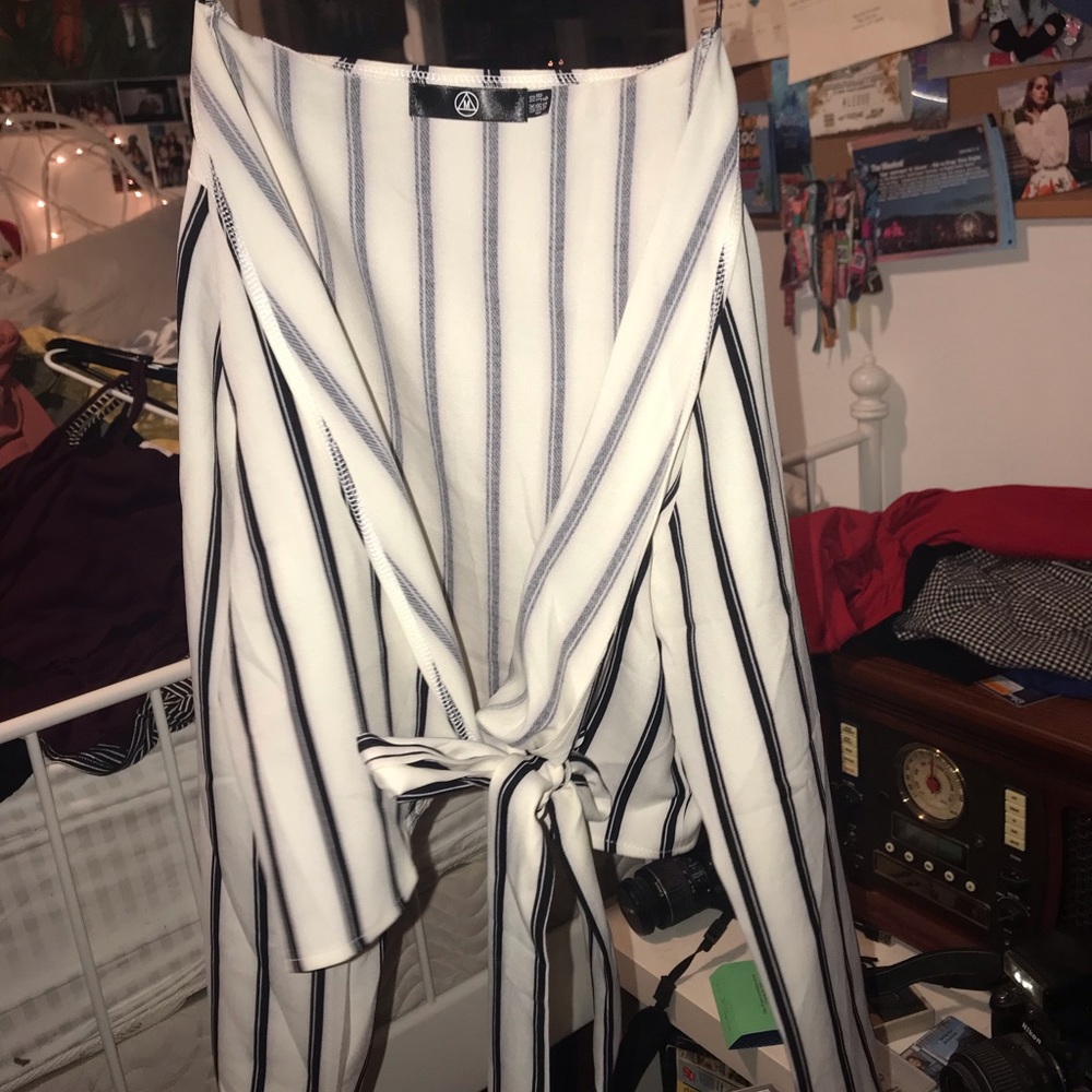 dressy top with tie in the front from misguided